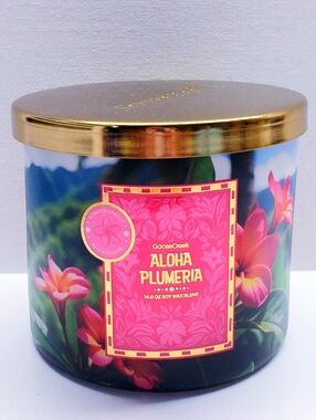 Goose Creek ALOHA PLUMERIA Large 3-Wick Scented Candle, 14.5 Oz